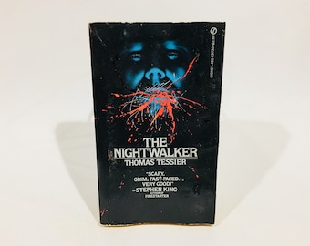 Vintage Horror Book The Nightwalker by Thomas Tessier 1981 Paperback