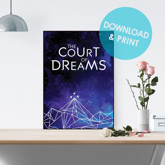 Download ACOWAR Printable Poster A Court of Dreams ACOMAF Mist and