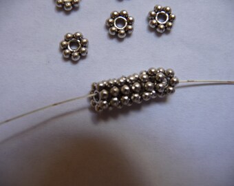 SALE!! Bead, antiqued silver-finished "pewter" (zinc-based alloy), 6x2mm double-sided rondelle, Pack Of 25 beads. SALE!!