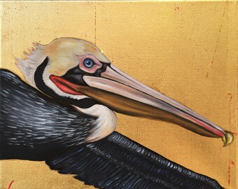 Flying Brown Pelican