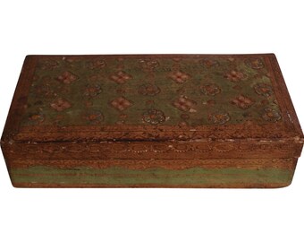 Vintage Italian Gilt Wood Trinket Box