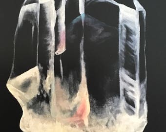 Clear Quartz Crystal 5"x7" Fine Art Print