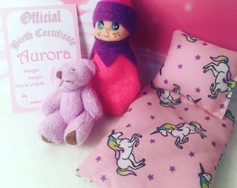 Baby Elf Aurora The Shelf Sitter Doll With Accessories