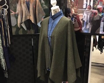 Military inspired poncho