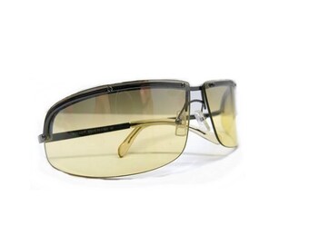 Vintage Police Sunglasses, 80's Glasses, pilot eyewear shape