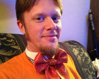 Steampunk bowtie orange