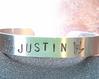 Aluminum Personalized Bracelet