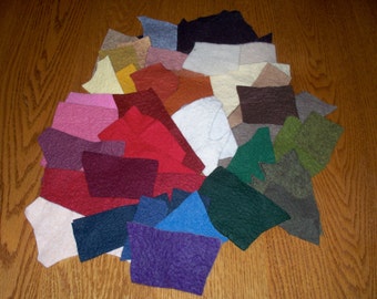 Quarter Pound Wool Felt Scrap Bag