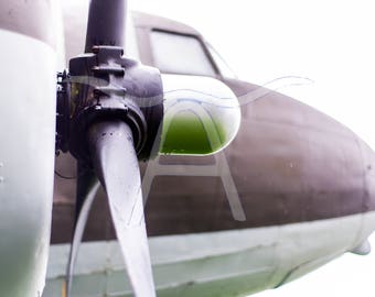 DC-3 Metal Photographic Print - Aviation Art