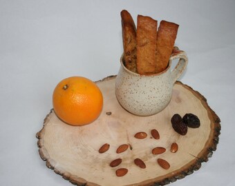 Almond-date biscotti