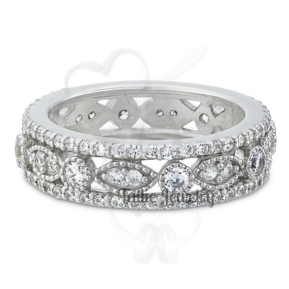 Diamond Eternity Rings14K White Gold Diamond Wedding