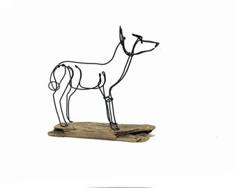 Fox Wire Sculpture, Wire Sculpture, Wire Art, 571995892