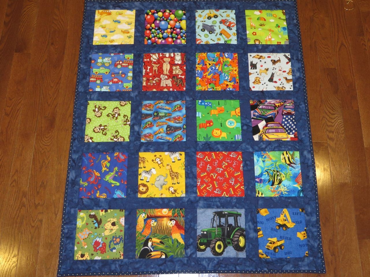 Pattern for I Spy Quilt or any theme with sashing Baby