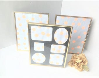 Vintage Brass Photo Frames / Brass Photo Frames / Vintage Picture Frames / Gold Picture Frames / Lot of Picture Frames