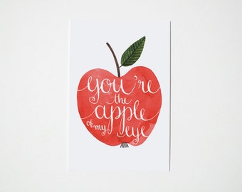 You're the apple of my eye / postcard