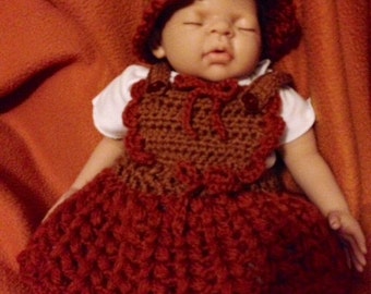 Puffs and Ruffles Hat and Skirt Pattern-- Newborn