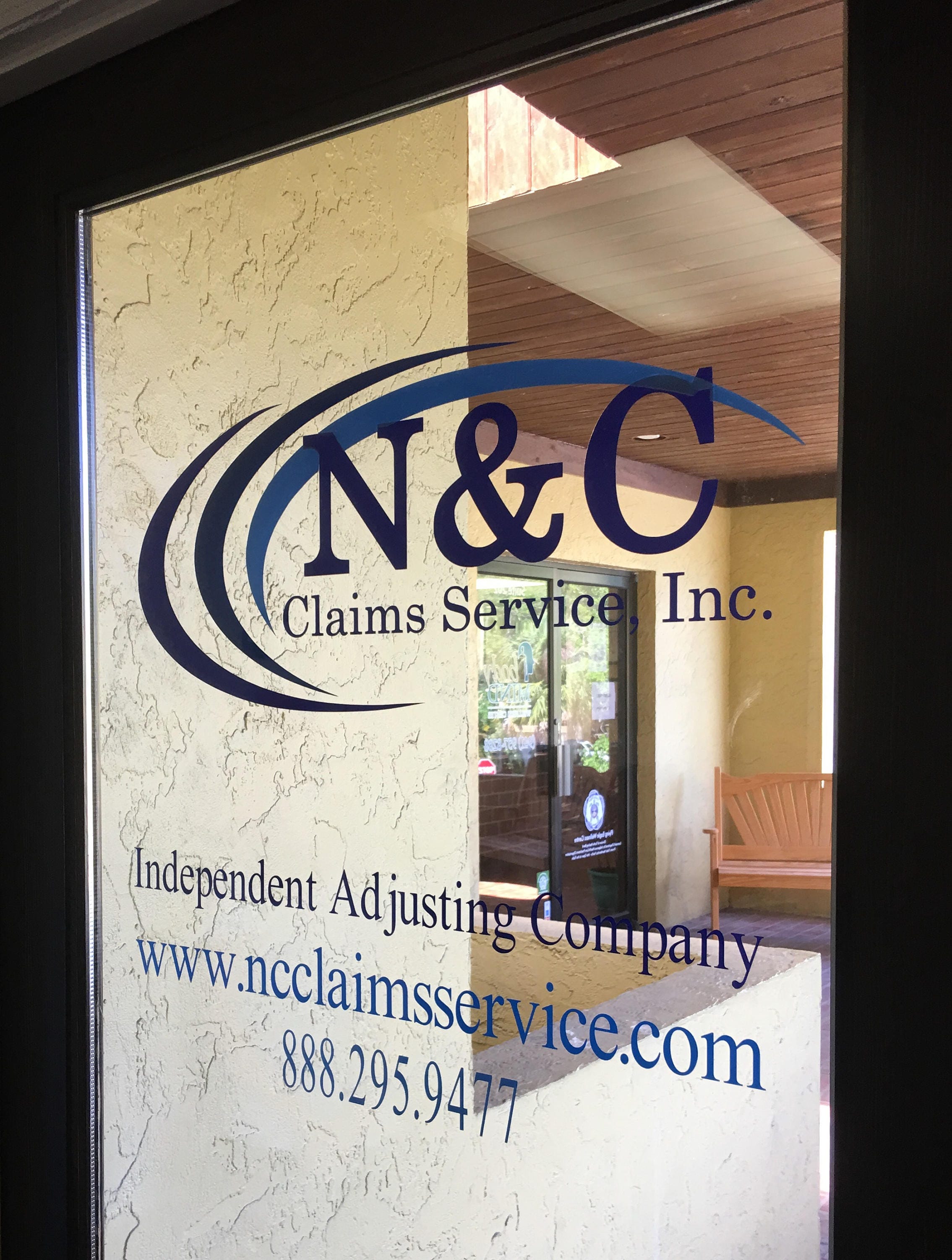 Business car or Office Door Decal Commercial decals