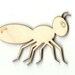 Ant - Unfinished Laser Cut Out Wood Shape Craft Supply BUG25