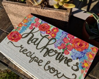 Personalized Recipe Box