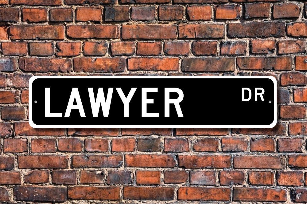 Lawyer Lawyer Gift Lawyer sign Attorney Gift for lawyer