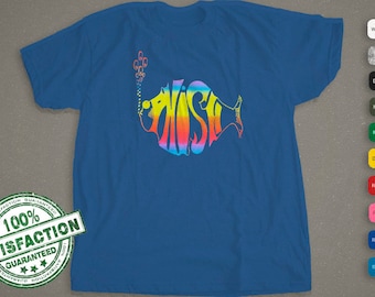 Phish Logo T-shirt | Rainbow Logo Fish | Concert Shirt | Audiophile Shirt | Shirt For Men, Woman, & Kids