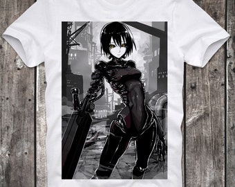 T-Shirt sanakan Blame! Girl Anime Manga Japan Japanese Pastel Goth Cyber punk