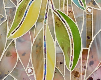 Drake Elm in the Spring mosaic 11x14 - Matted Giclée Fine Art Print