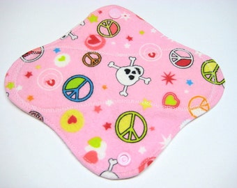 7 1/2 inch Leak Proof Reusable Cloth Pad / Incontinence Pad / Mama Cloth - Customize Your Flow Level, Fabric and Backing