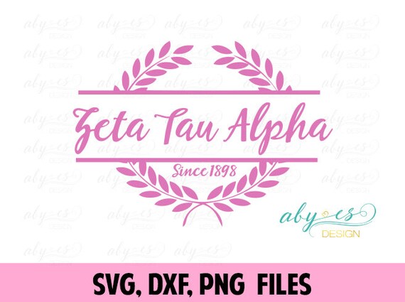 Download ZTA Zeta Tau Alpha SVG FIle cut files dxf png Silhouette