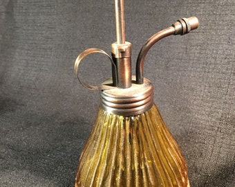 Vintage Brass and Glass Plant Mister
