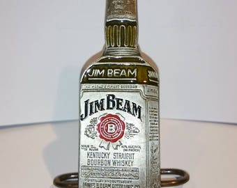 Rare Vintage Jim Beam Metal Belt Buckle 9cm Tall 1998 - EXCELLENT CONDITION!