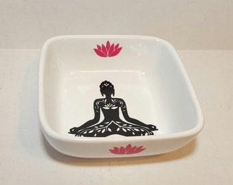 Buddha Ring Dish, Zen jewelry dish, ring dish, ring holder, Buddha gift, unique ring dish, jewelry holder, jewelry dish