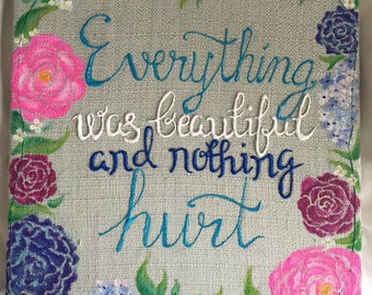 Custom Quote Hanging Sign