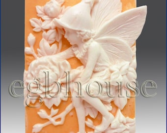 2D silicone Soap/polymer/clay/cold porcelain mold-Spring Fairy,Faye - you are buying from original designer - say no to copycats