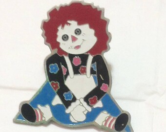 Vintage Raggedy Ann Pin