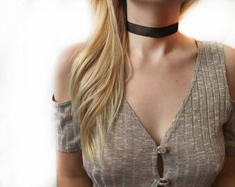 Discount/Vacation notice!Sheer black choker necklace
