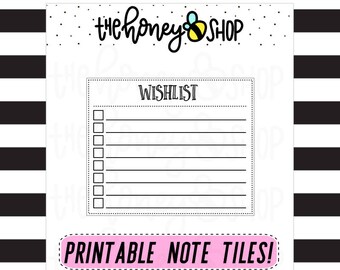 Printable Wishlist Wishlist For Girls Birthday Wishlist