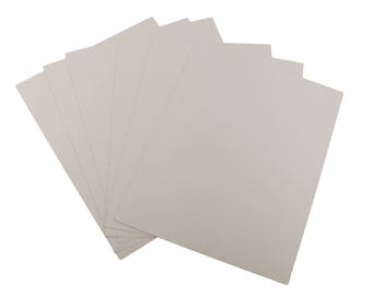 8.5x11 White & Brown Chipboard Sheet Cardboard Scrapbooking Scrapbook Pads 22pt 8.5" x 11" *FREE SHIPPING!* WHCB(8.5x11) 1