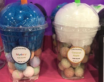 Milkshake Bath Bomb Gift Set, Novelty gift, mini bath bombs, cute gift for any time, small bombs, bath tub