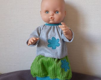 All t-shirt skirt doll / doll 36-40 cm