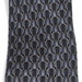 New COCKTAIL COLLECTION 100% Silk Blues & Silver Abstract Geometric Pattern Vintage Necktie