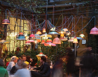 Woven Colombian PET Pendant Lamps