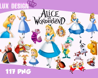 Alice in Wonderland Card. Digital Paper 4x6 inches instant