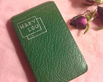 Vintage Leather Compact