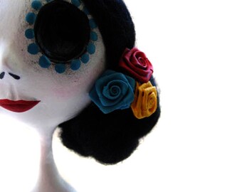 Day of the Dead Doll - Dia de los muertos - Art Doll - Made to Order
