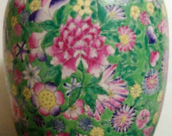 Antique Chinese Porcelain Ginger Jar (LARGE)