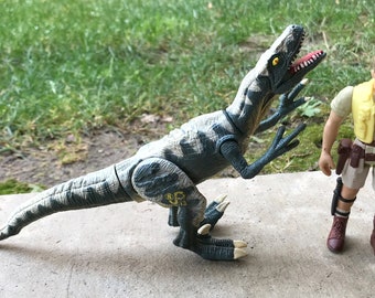 Jurassic Park Lost World Cyclops Velociraptor Raptor Dinosaur & Robert Muldoon