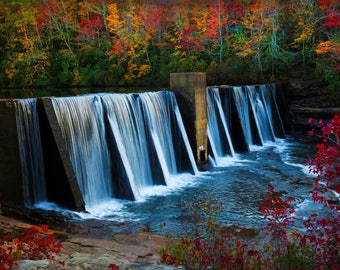 DeSoto Falls in the Fall
