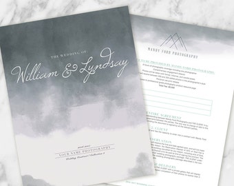 Wedding Photography Contract - Storm - Custom Branded Template