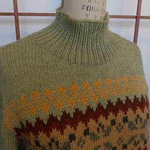 Vintage Hand Knitted Wool Sweater